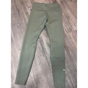 Nike Therma-FIT Womens Leggings Sage Green High Waisted Athletic Pants Small